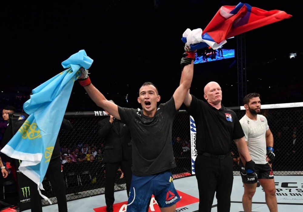 UFC опубликовал видео необычного празднования победы Дамира Исмагулова