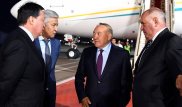 Назарбаев прибыл с рабочим визитом в Россию