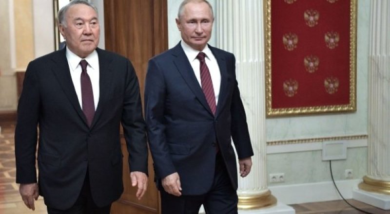 Нурсултан Назарбаев и Владимир Путин на встрече в Москве 7 сентября. Фото РИА Новости