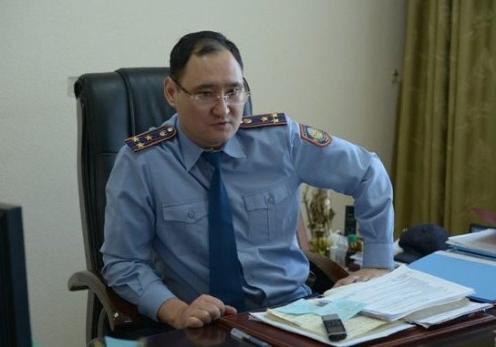 Полковник полиции Санжар Адилов