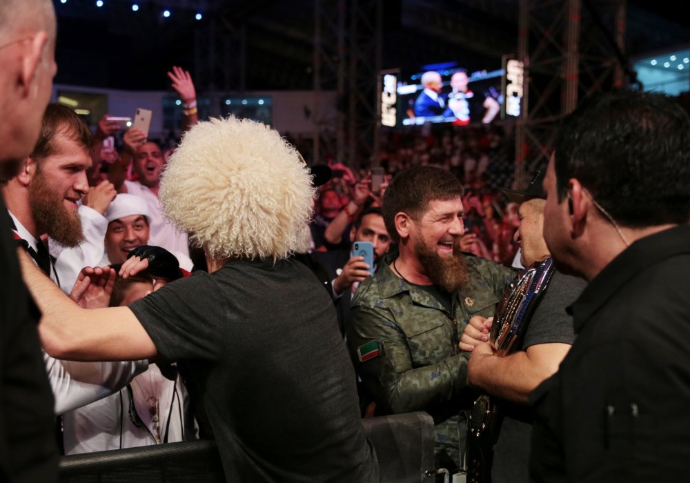 Рамзан Кадыров на турнире UFC 242 в Абу-Даби. © Reuters