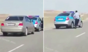 Видео полицейской погони в Мангистау появилось в Сети
