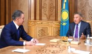 Назарбаев встретился с председателем Мажилиса