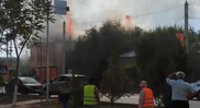 Газовый баллон взорвался от пожара в гостинице Туркестана