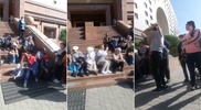 Многодетные собрались возле Дома министерств в Нур-Султане