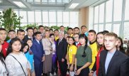 "Не упускайте возможности". Сапарбаев обратился к молодежи
