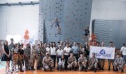 Участники "Алматы марафона" подарили детям скалодром, спортивную площадку и футбольное поле