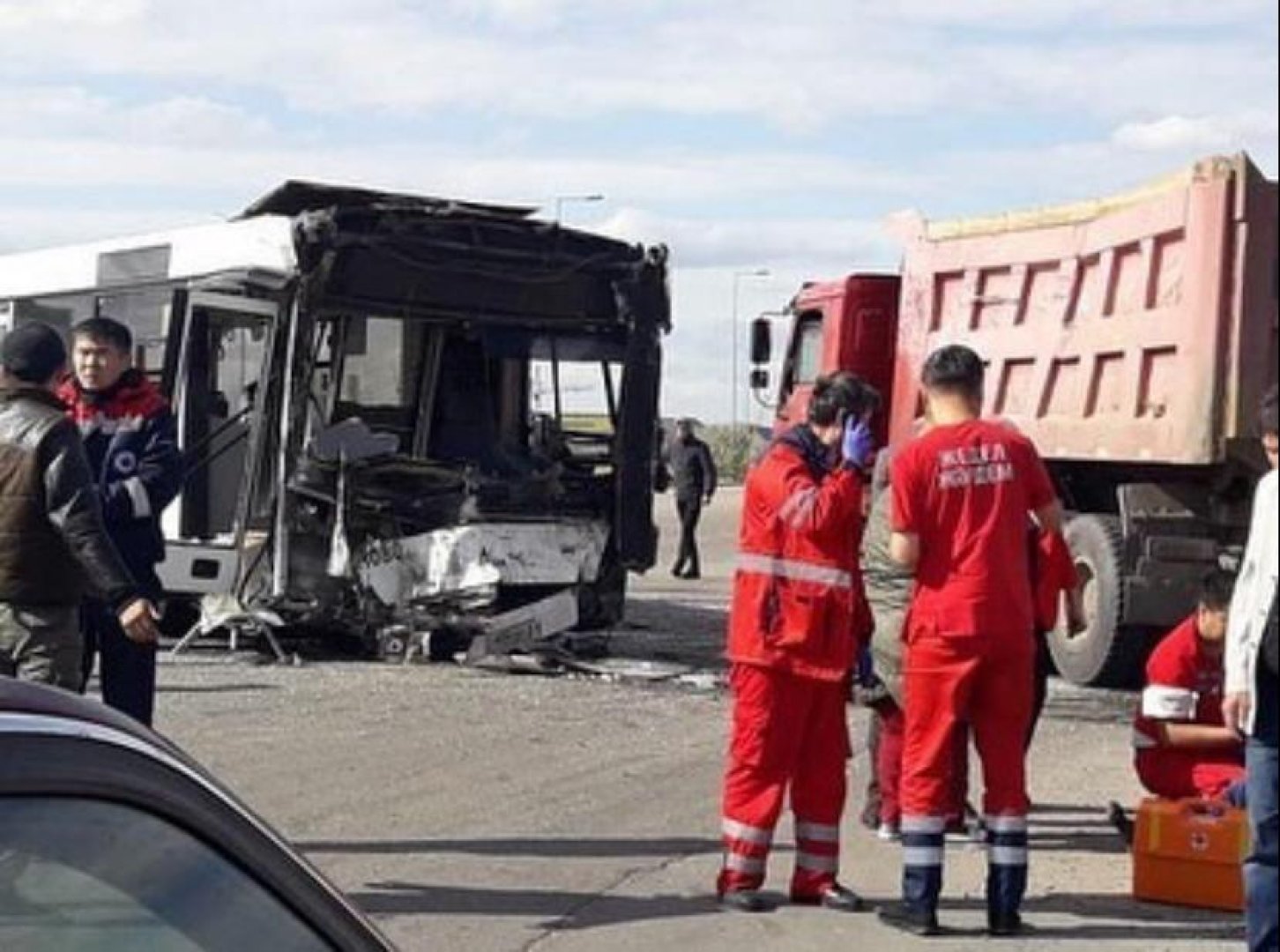 22 пассажира травмированы в ДТП с автобусом в Нур-Султане