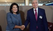 Токаев провел переговоры с Саломе Зурабишвили