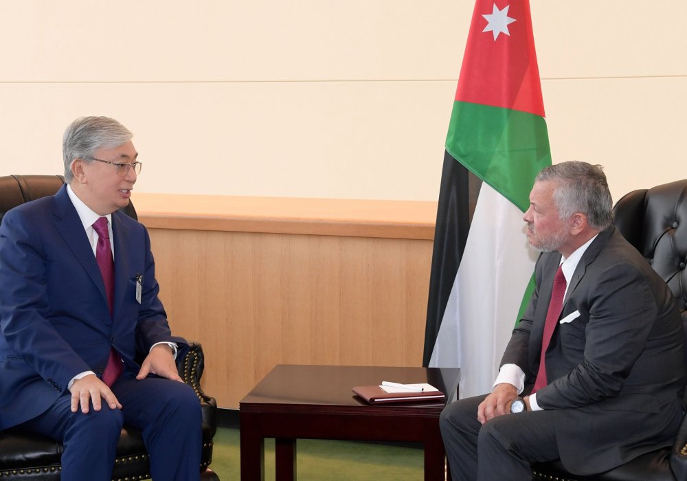 Президент Казахстана встретился с королем Иордании