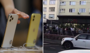 Очередь за новыми iPhone в Алматы обсуждают в Казнете