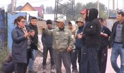Дорожные рабочие устроили забастовку в Алматы