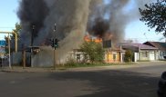Два дома горели в Алматы