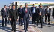 Токаев прилетел в Туркменистан