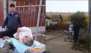 Видео с брошенным на улице Уральска пациентом прокомментировали