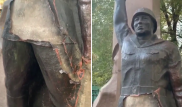 Памятник героям ВОВ изуродовали в Алматы