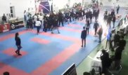 Массовой дракой завершился турнир по карате