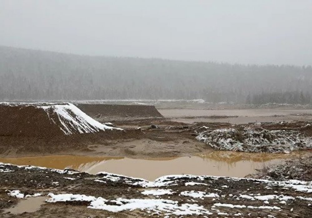 Дамба в красноярском