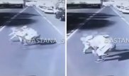 Ребенок, которого отец закрыл от автобуса, вышел из комы