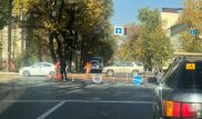 "Вафельная" разметка появилась в Алматы