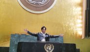Димаш Кудайберген встретился с дипломатами в штаб-квартире ООН