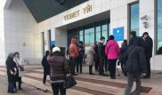 Ипотечники собрались у здания правительства в Нур-Султане