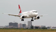 Появилось видео посадки SSJ-100 на одном двигателе в Тюмени