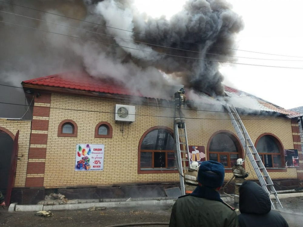Кафе Sky Bar горело в Жезказгане