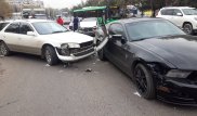 5-летний ребенок пострадал в массовом ДТП с участием Mustang в Алматы