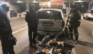 Две полные сумки с рогами сайгаков нашли в авто на трассе Уральск - Самара