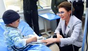Дарига Назарбаева встретилась с онкобольными детьми в Ереване