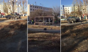Автомобиль сбил людей на остановке в Кызылорде. Трое погибли