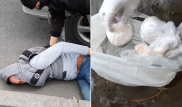Видео закладки наркотиков опубликовала полиция Алматы