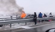 Появились подробности аварии на трассе Шымкент - Сарыагаш