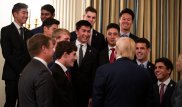 Парень из Казахстана побывал в гостях у Трампа в Белом доме