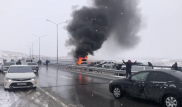 Врачи рассказали о состоянии пострадавших в аварии на трассе Шымкент - Сарыагаш