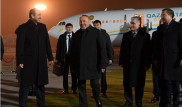 Нурсултан Назарбаев прилетел в Ташкент