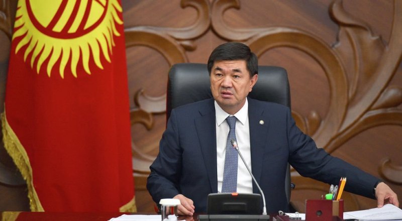 Премьер-министр Кыргызстана Мухаммедкалый Абылгазиев. Фото пресс-службы правительства КР.