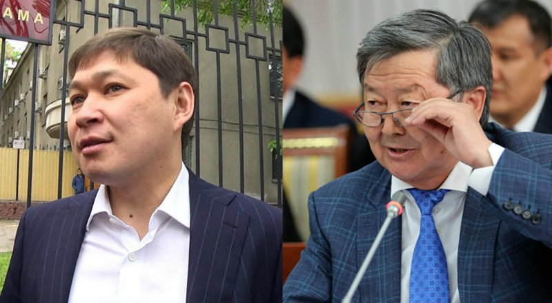 Бывшие премьер-министры Кыргызстана Сапар Исаков и Жанторо Сатыбалдиев. © Sputnik-Кыргызстан
