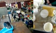 Очевидец показал, как разбавляют сметану на Зеленом базаре