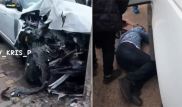 Пьяный водитель, сбивший пешеходов в Алматы, находится в больнице