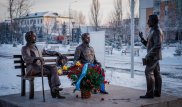 Памятник Майлину, Жансугурову и Сейфуллину открыли в Нур-Султане
