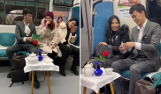 Алматинец устроил необычные свидания в метро