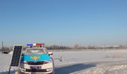 Макеты "патрулек" на солнечных батареях появились в Актюбинской области