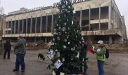 В Припяти впервые после аварии на ЧАЭС нарядили новогоднюю елку