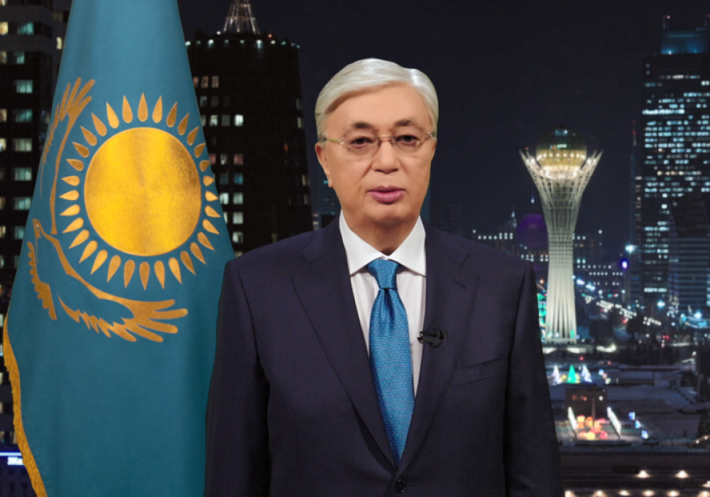 Новогоднее обращение Касым-Жомарта Токаева к казахстанцам. Видео