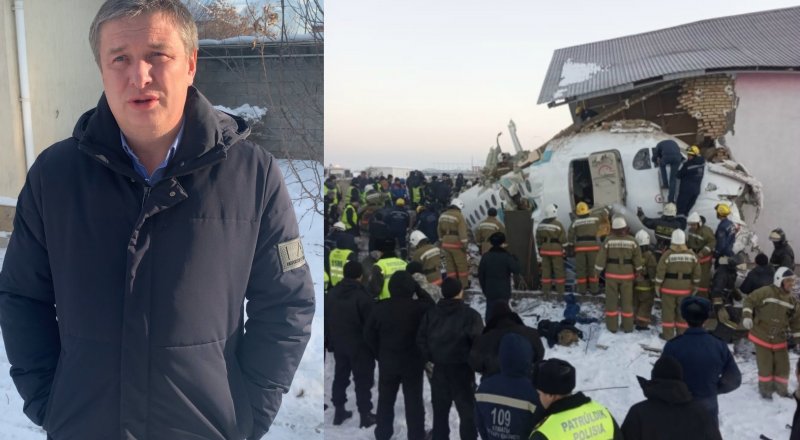 Алматинец Евгений Кульгавый выжил на борту разбившегося Fokker 100