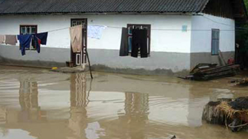 Затопленный поселок Кызылагаш