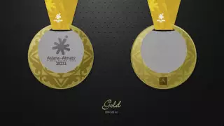 ФОТО: Первоначальные образцы медалей Азиады
