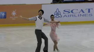 Китайская пара выиграла соревнования в танцах